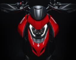 Ducati Hypermotard 950 headlight detail shot